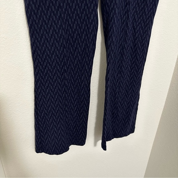 Betabrand Two Pockets Boot Cut Pants Casual Navy Printed Size XXL Petite Women’s - Picture 9 of 11